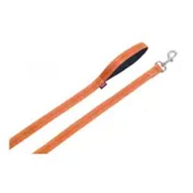 Nobby Soft Grip 120 cm X 15 mm - Turuncu Köpek Gezdirme Tasması