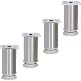 Nobel 4 Adet 10 cm Mobilya Masa Puf Sehpa Ayağı Ayarlanabilir Metal Ayak