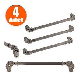 Nobel Alyans Bronz Rustik Metal 224 mm 4'lü Çekmece Dolap Kapak Kulpu