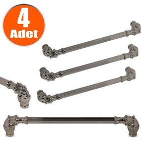 Nobel Alyans Bronz Rustik Metal 224 mm 4'lü Çekmece Dolap Kapak Kulpu