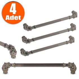 Nobel Alyans Bronz Rustik Metal 224 mm 4'lü Çekmece Dolap Kapak Kulpu