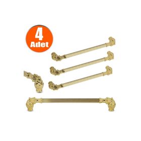 Nobel Alyans Gold Rustik Metal 224 mm 4'lü Çekmece Dolap Kapak Kulpu