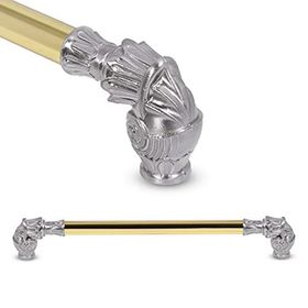 Nobel Alyans Gold Rustik Metal 224 mm Çekmece Dolap Kapak Kulpu