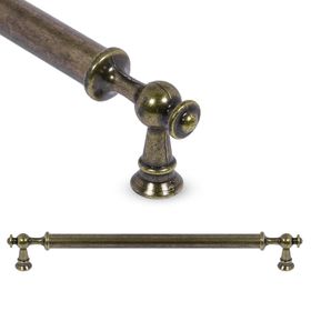 Nobel Ayvalık Çekmece Kapak 224 mm Metal Antik Sarı Dolap Kulpu