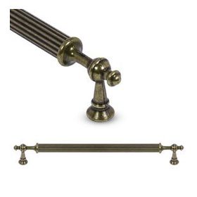 Nobel Ayvalık Çekmece Kapak 224 mm Metal Antik Sarı Dolap Kulpu