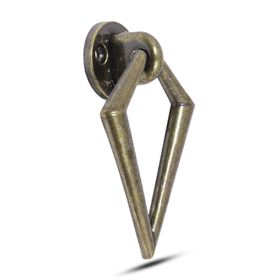 Nobel Bafra Metal Antik Sarı Halka Kulp Sarkaç Dolap Çekmece Kulbu