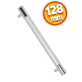 Nobel Hitit Mat Krom 128 mm Çekmece Dolap Kapak Kulpu