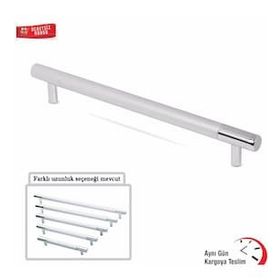 Nobel Hitit Mat Krom 192 mm 4'lü Çekmece Dolap Kapak Kulpu