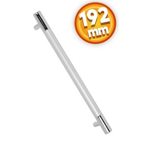 Nobel Hitit Mat Krom 192 mm Çekmece Dolap Kapak Kulpu