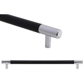 Nobel Hitit Mat Siyah 224 mm Çekmece Dolap Kapak Kulpu