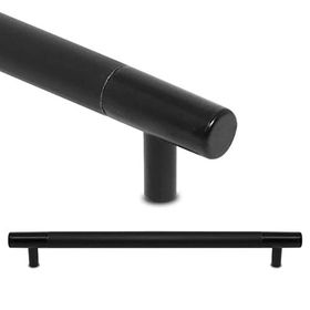 Nobel Hitit Mat Siyah 224 mm Çekmece Dolap Kapak Kulpu