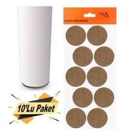Nobel Keçe Yapışkanlı 45 mm 10'lu Paket Masa Sandalye Parke Zemin Koruyucu