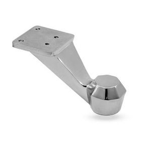 Nobel Mobilya 7 cm Krom Metal Baza Kanepe Koltuk Sehpa Ünite Ayağı