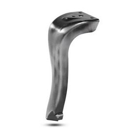 Nobel Mobilya Metal Baza Ayak 16 cm Antik Gümüş Kanepe Masa Sehpa Puf Ayağı