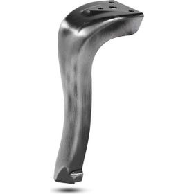 Nobel Mobilya Metal Baza Ayak 16 cm Antik Gümüş Kanepe Masa Sehpa Puf Ayağı