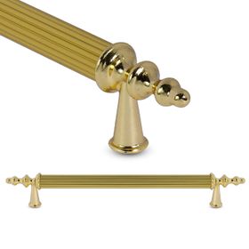 Nobel Ovacık Çekmece Kapak Lüks Metal 96 mm Gold Dolap Kulpu
