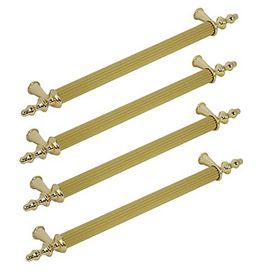 Nobel Ovacık Gold Metal 96 mm 4'lü Çekmece Dolap Kapak Kulpu