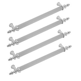 Nobel Ovacık Krom Metal 128 mm 4'lü Çekmece Dolap Kapak Kulpu