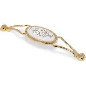 Nobel Seçil Gold Metal 128 mm Çekmece Dolap Kapak Kulpu