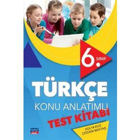 Nobel Sınav Yayınları 6. Sınıf Türkçe Konu Anlatımlı Test Kitabı