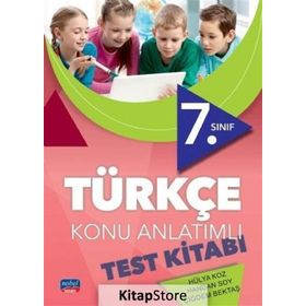 Nobel Sınav Yayınları 7. Sınıf Türkçe Konu Anlatımlı Test Kitabı