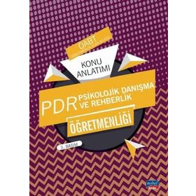 Nobel Sınav Yayınları ÖABT Pdr Psikolojik Danışma ve Rehberlik Öğretmenliği Detaylı Konu Anlatımı