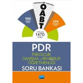Nobel Sınav Yayınları ÖABT Psikolojik Danışma ve Rehberlik Öğretmenliği Soru Bankası