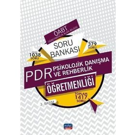 Nobel Sınav Yayınları ÖABT Psikolojik Danışma ve Rehberlik Öğretmenliği Soru Bankası