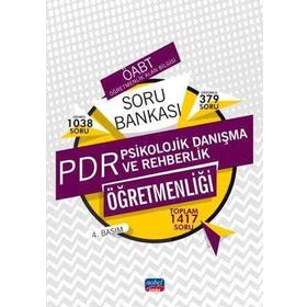 Nobel Sınav Yayınları ÖABT Psikolojik Danışma ve Rehberlik Öğretmenliği Soru Bankası