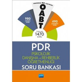 Nobel Sınav Yayınları ÖABT Psikolojik Danışma ve Rehberlik Öğretmenliği Soru Bankası
