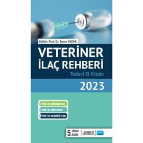 Nobel Tıp Kitabevi Veteriner İlaç Rehberi Tedavi El Kitabı 2023
