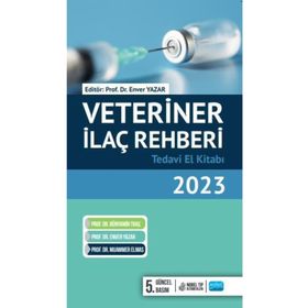 Nobel Tıp Kitabevi Veteriner İlaç Rehberi Tedavi El Kitabı 2023