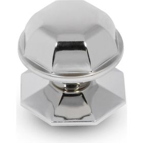 Nobel Topuzu Kapı Babası Kolu Nikel Saten Metal Kristal Kapı Tokmağı