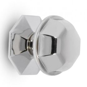 Nobel Topuzu Kapı Babası Kolu Nikel Saten Metal Kristal Kapı Tokmağı