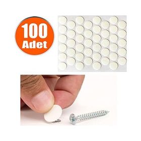 Nobel Yapışkanlı 100x Vida Kapatıcı Kapağı