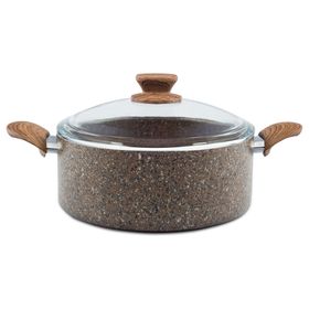 Noble 18688 Life Stonelife 24 cm Karnıyarık Kahve Tencere