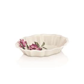 Noble Life Menekşe Desen 24 cm Oval Tabak