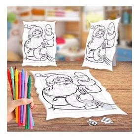 Noel Baba Boyama Puzzle Tablo