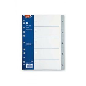 Noki 1-5 Rakamlı Plastik A4 Seperatör