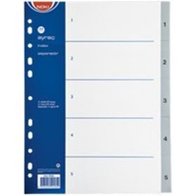 Noki 1-5 Rakamlı Plastik A4 Seperatör