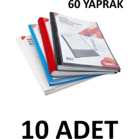 Noki 10 Adet 60 Yaprak Karışık Renk Cepli Sunum Dosyası