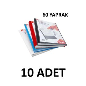 Noki 10 Adet 60 Yaprak Karışık Renk Cepli Sunum Dosyası