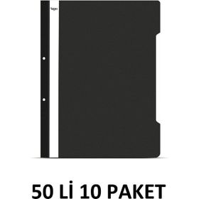 Noki 10 Paket 50'li Siyah Telli Dosya