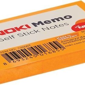Noki 12006T 51x75 Turuncu Yapışkanlı Not Kağıdı
