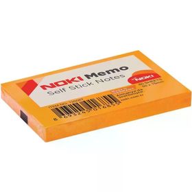 Noki 12006T 51x75 Turuncu Yapışkanlı Not Kağıdı