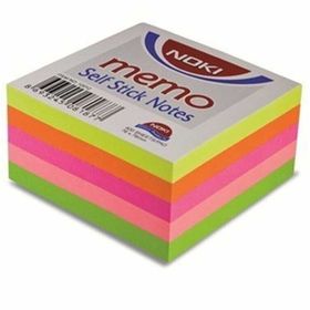 Noki 12012 Neon 75x75 Yapışkanlı Küp Not Kağıdı
