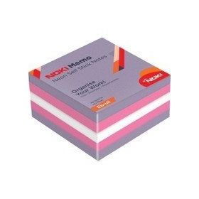 Noki 12014-44 75x75 Neon Ebruli 450 Yaprak Yapışkanlı Küp Not