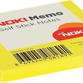 Noki 12133 Limon Sarı 75x75 Yapışkanlı Not Kağıdı