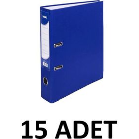 Noki 15'li Mavi Dar Plastik Klasör