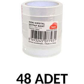 Noki 19 mm x 66 mt 48'li Şeffaf Bant